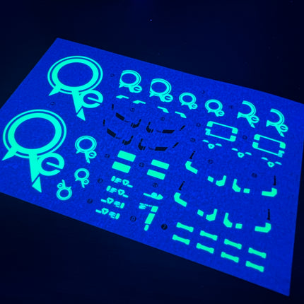 MG-121 | 1/100 RX-78-2 GUNDAM VER. 3.0 (RECIRCULATION NEON GREEN) FLUORESCENT WATERSLIDE DECAL