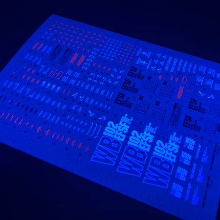 MG-18 | 1/100 RX-78-2 GUNDAM VER. KA FLUORESCENT WATERSLIDE DECAL