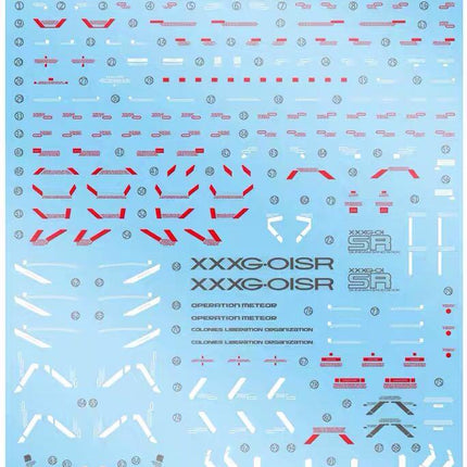 MG-64 | 1/100 GUNDAM SANDROCK (ARMADILLO UNIT) FLUORESCENT WATERSLIDE DECAL