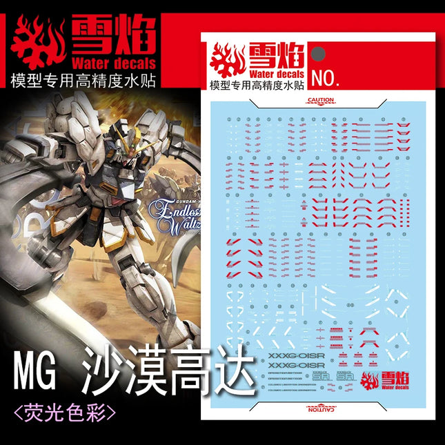 MG-130 | 1/100 GUNDAM SANDROCK FLUORESCENT WATERSLIDE DECAL