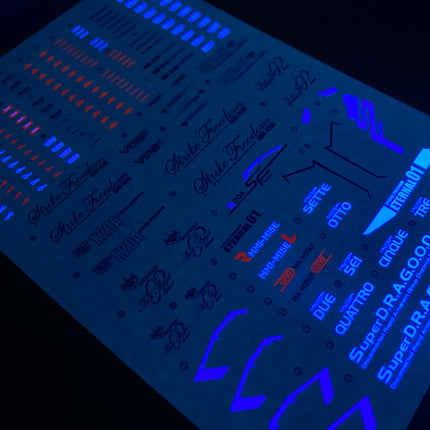 MG-59 | 1/100 STRIKE FREEDOM GUNDAM FLUORESCENT WATERSLIDE DECAL