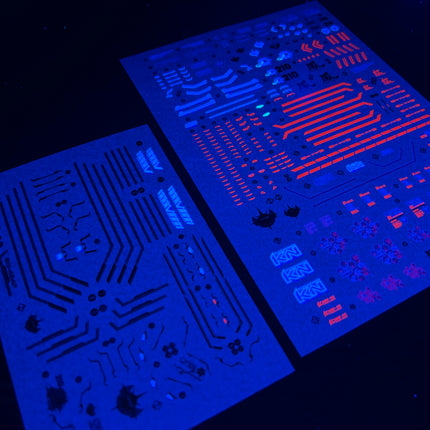 MG-82 | 1/100 STRIKE ROUGE GUNDAM FLUORESCENT WATERSLIDE DECAL