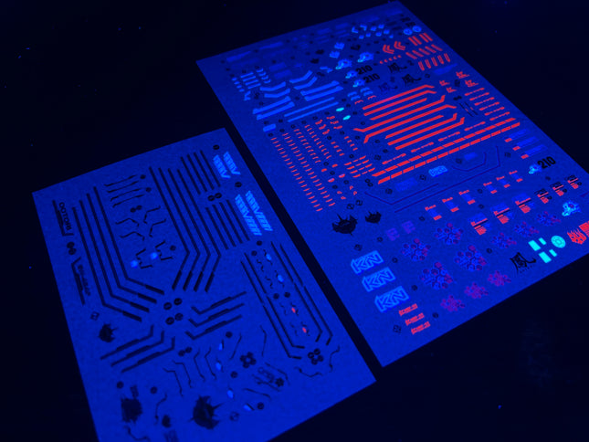 MG-82 | 1/100 STRIKE ROUGE GUNDAM FLUORESCENT WATERSLIDE DECAL