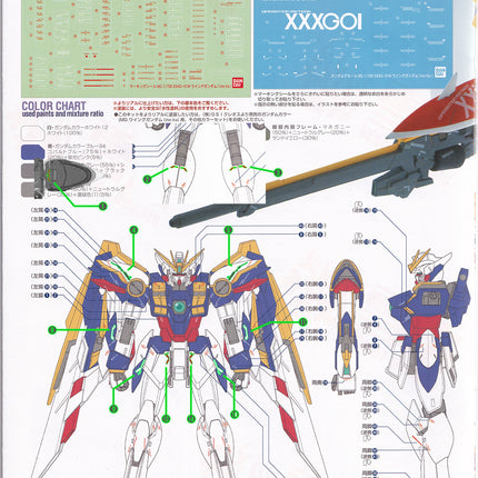 MG-73 | 1/100 WING GUNDAM EW VER. KA FLUORESCENT WATERSLIDE DECAL