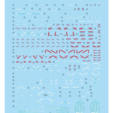 MG-138 | 1/100 ZETA GUNDAM VER. KA FLUORESCENT WATERSLIDE DECAL