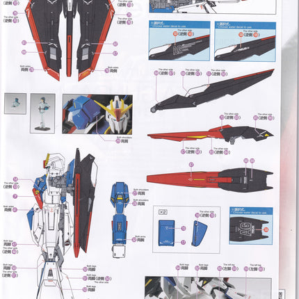 MG-138 | 1/100 ZETA GUNDAM VER. KA FLUORESCENT WATERSLIDE DECAL