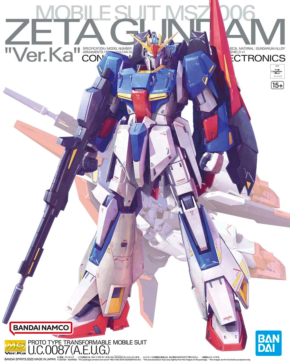 MG 1/100 ZETA GUNDAM VER.KA – JFC. MG 1/100 ZETA GUNDAM VER.KA – JFC.