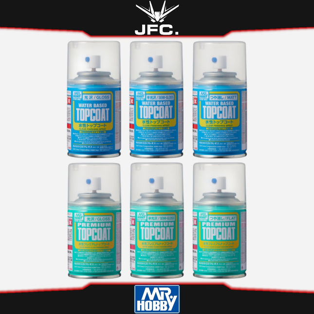 MR. HOBBY TOPCOAT (PREMIUM / STANDARD · GLOSS / SEMI-GLOSS / FLAT)