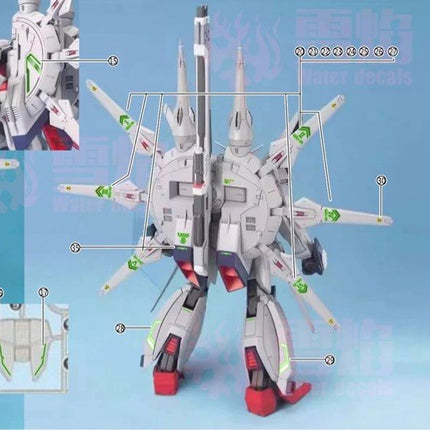 NG-TVL | 1/100 LEGEND GUNDAM FLUORESCENT WATERSLIDE DECAL