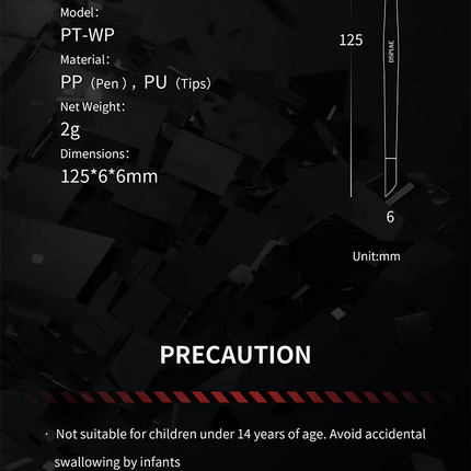 DSPIAE PT-WP PANEL LINE ERASER / ERASING PEN + REPLACEMENT TIP