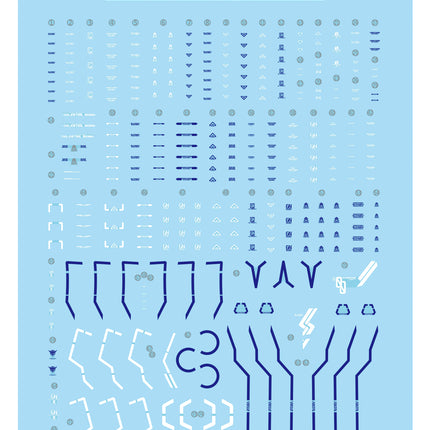 RG-08 | 1/144 00 GUNDAM SEVEN SWORD FLUORESCENT WATERSLIDE DECAL