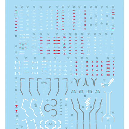 RG-09 | 1/144 00 GUNDAM SEVEN SWORD/G INSPECTION FLUORESCENT WATERSLIDE DECAL