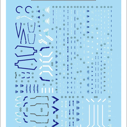 RG-54 | 1/144 00 XN RAISER FLUORESCENT WATERSLIDE DECAL