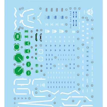 RG-20 | 1/144 00 QAN[T] FULL SABER FLUORESCENT WATERSLIDE DECAL