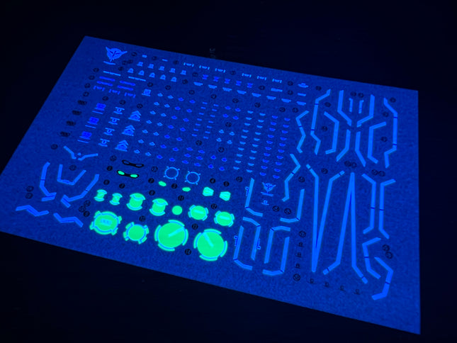 RG-20 | 1/144 00 QAN[T] FULL SABER FLUORESCENT WATERSLIDE DECAL