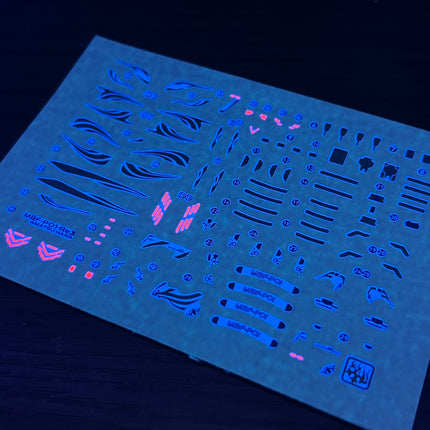 RG-24-1 | 1/144 GUNDAM ASTRAY GOLD FRAME AMATSU HANA FLUORESCENT WATERSLIDE DECAL