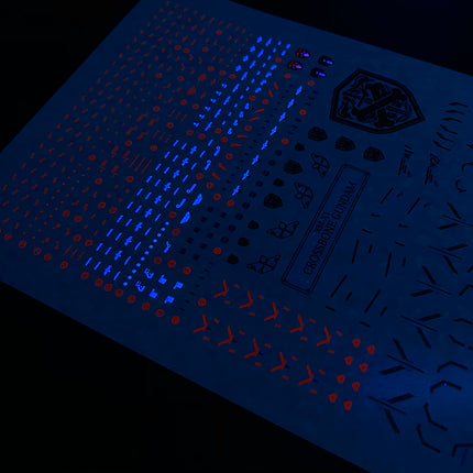 RG-31 | 1/144 CROSSBONE GUNDAM X1 FLUORESCENT WATERSLIDE DECAL