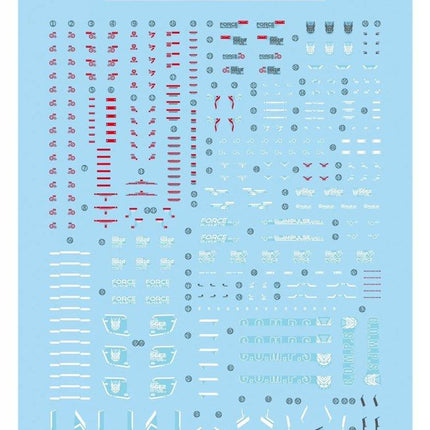 RG-52 | 1/144 FORCE IMPULSE SPEC II GUNDAM FLUORESCENT WATERSLIDE DECAL
