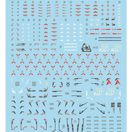 RG-32 | 1/144 NU GUNDAM FLUORESCENT WATERSLIDE DECAL