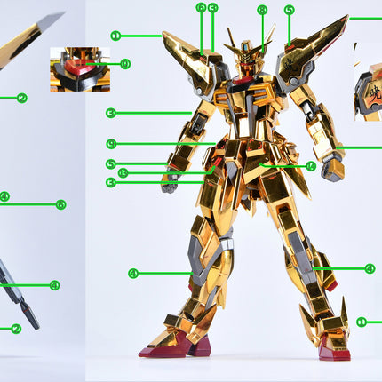 NG-TVA | 1/100 AKATSUKI GUNDAM FLUORESCENT WATERSLIDE DECAL